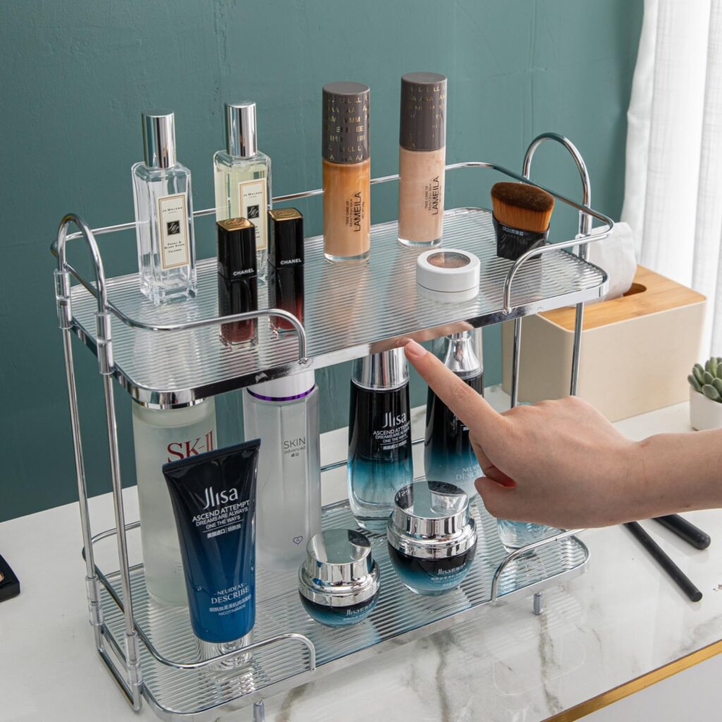 2-Tier Bathroom Storage Rack